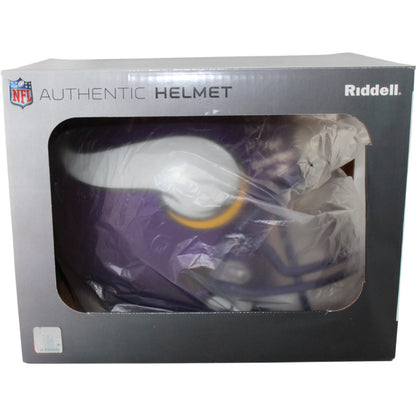 Adrian Peterson Signed Minnesota Vikings VSR4 Authentic Throwback Helmet (3 Insc)