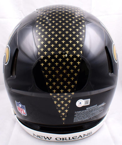 Derek Carr Autographed New Orleans Saints Full Size Alternate Helmet