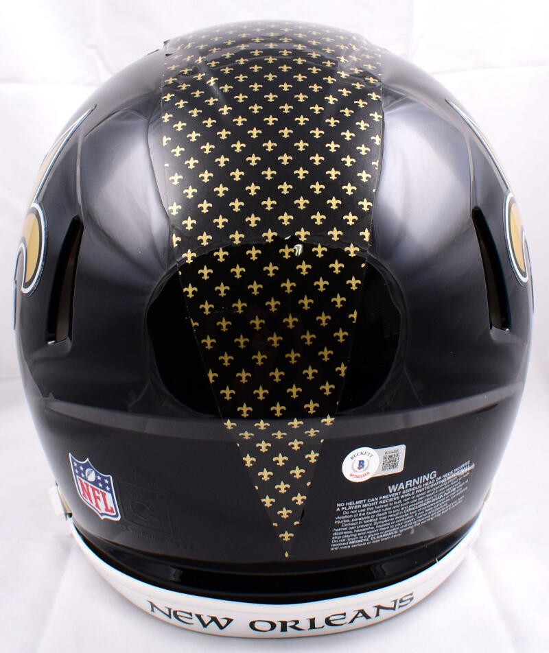 Derek Carr Autographed New Orleans Saints Full Size Alternate Helmet
