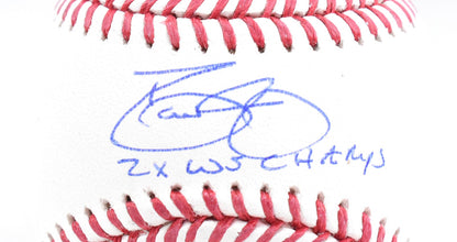 David Justice Autographed Rawlings Official Major League Baseball
