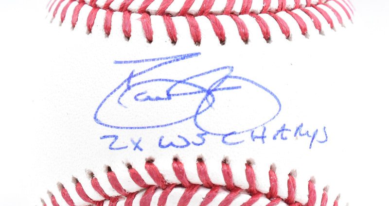 David Justice Autographed Rawlings Official Major League Baseball