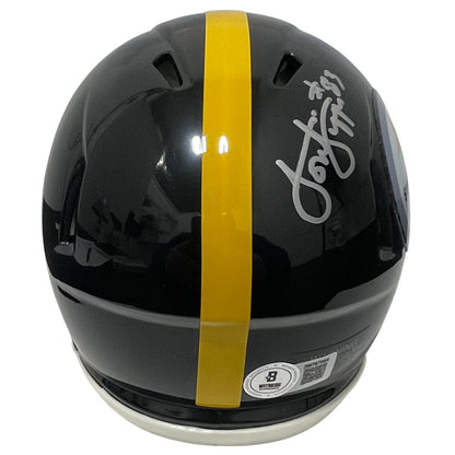 Louis Lipps Pittsburgh Steelers Signed Speed Mini Helmet (ROY 84)