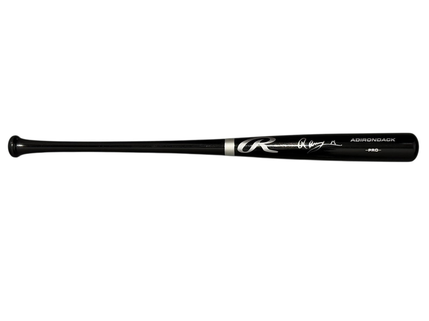 Ronny Mauricio New York Mets Signed Rawlings Black Baseball Bat JSA