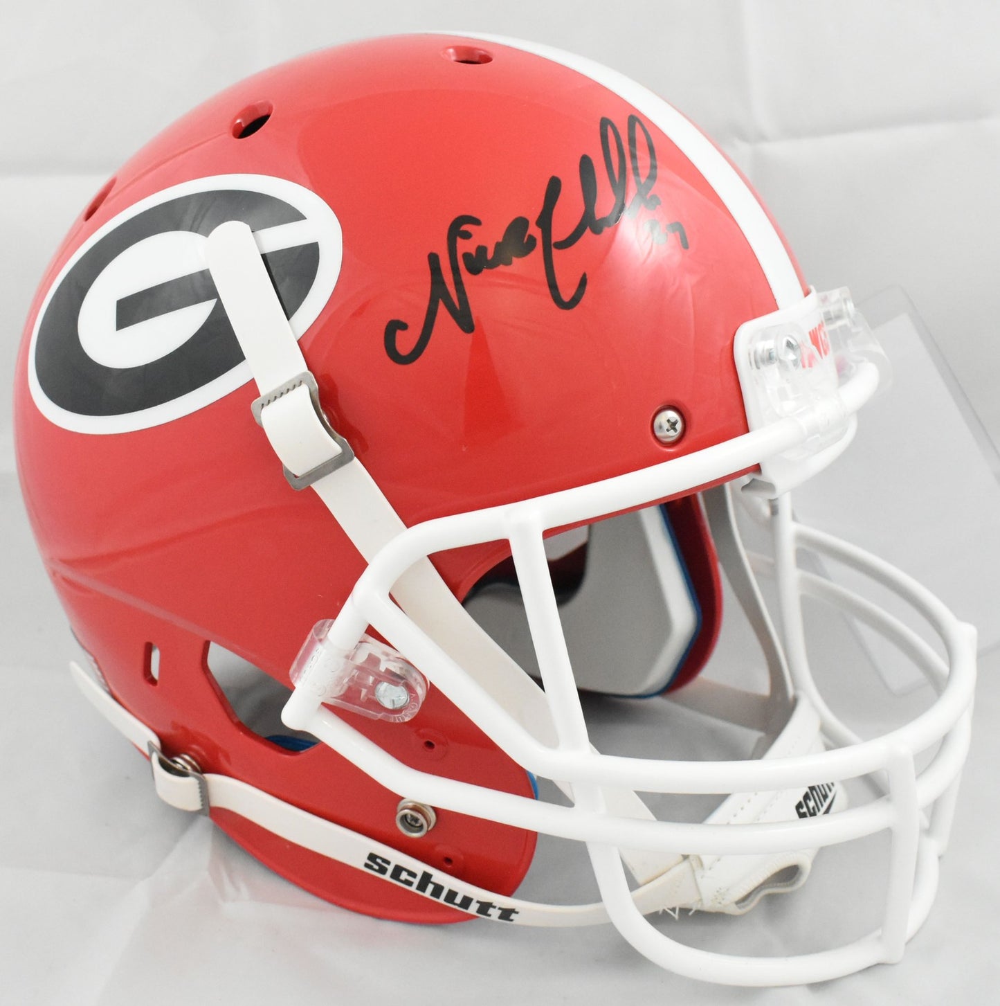Nick Chubb Autographed Georgia Bulldogs Full Size Helmet