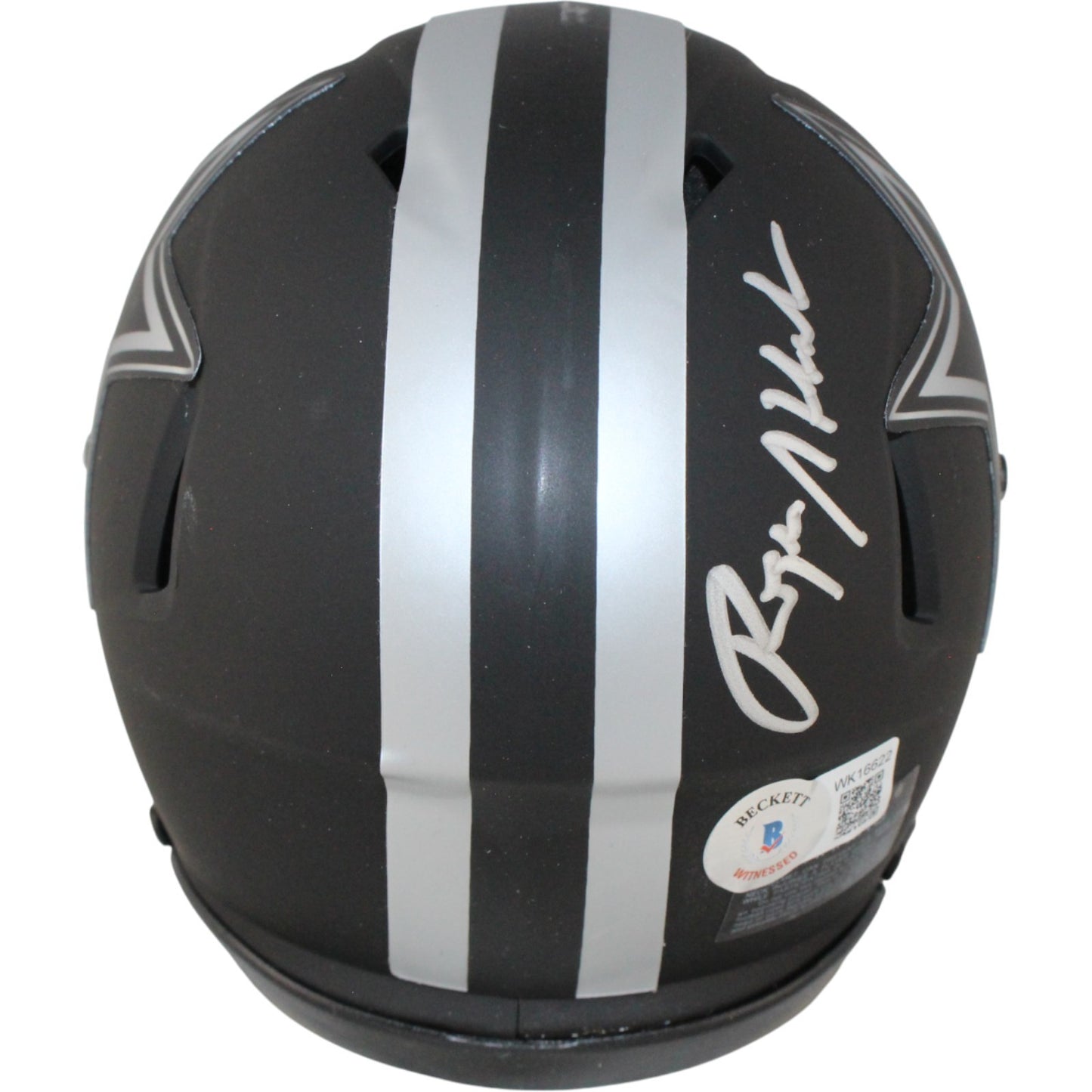 Roger Staubach Signed Dallas Cowboys Eclipse Mini Helmet HOF
