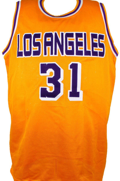 Kurt Rambis Autographed Los Angeles Lakers Style Gold Custom Jersey