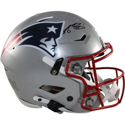 AJ Brown Signed New England Patriots Full Size Authentic SpeedFlex Helmet