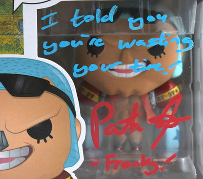 Patrick Seitz Signed One Piece Franky Funko Pop #329