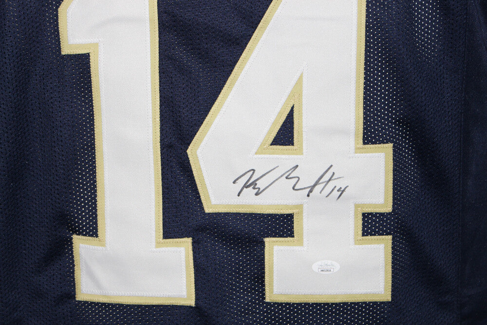 Kyle Hamilton Autographed Notre Dame College Style Jersey