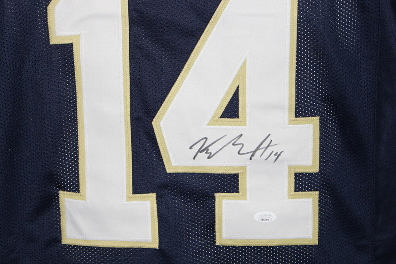 Kyle Hamilton Autographed Notre Dame College Style Jersey