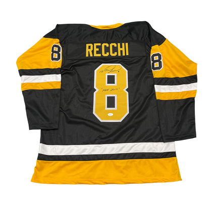 Mark Recchi Signed Pittsburgh Penguins Custom Jersey (JSA COA)