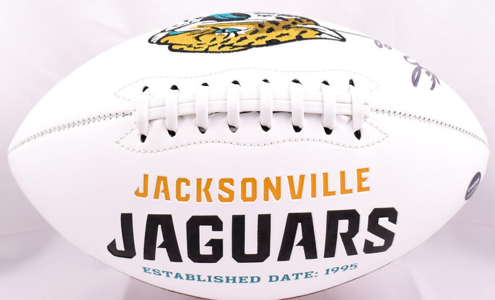 Mark Brunell Autographed Jacksonville Jaguars Logo Football