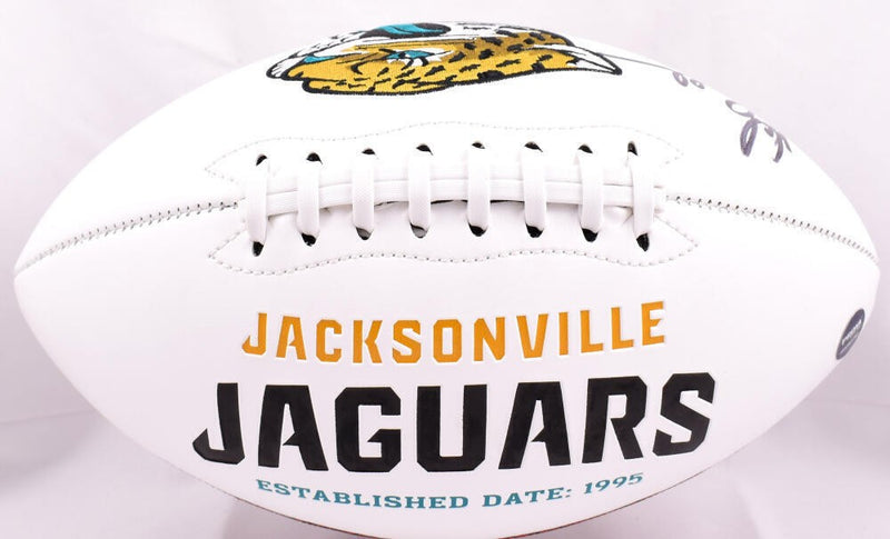 Mark Brunell Autographed Jacksonville Jaguars Logo Football