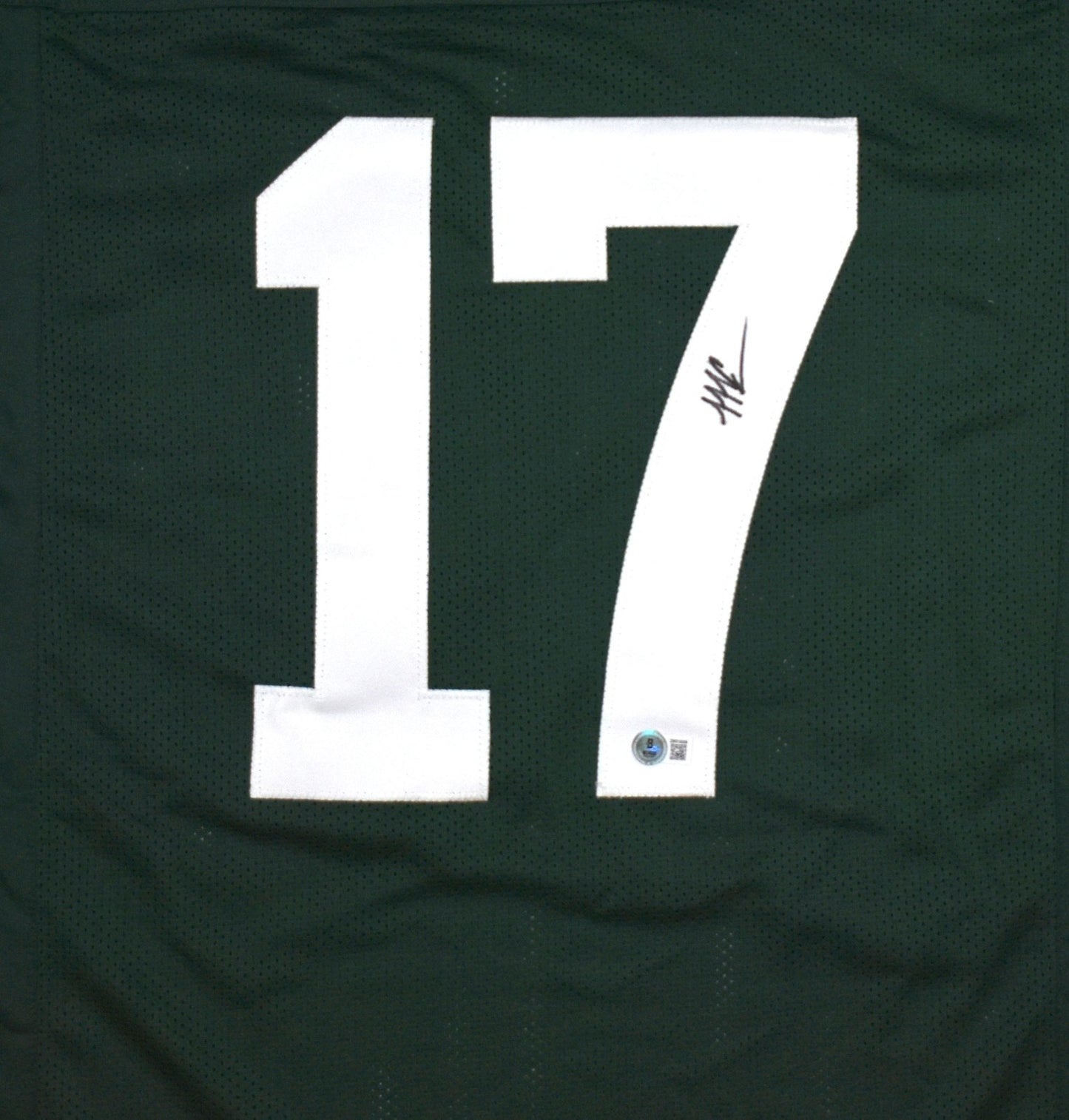 Malachi Corley Signed Custom Green Pro-Style Jersey