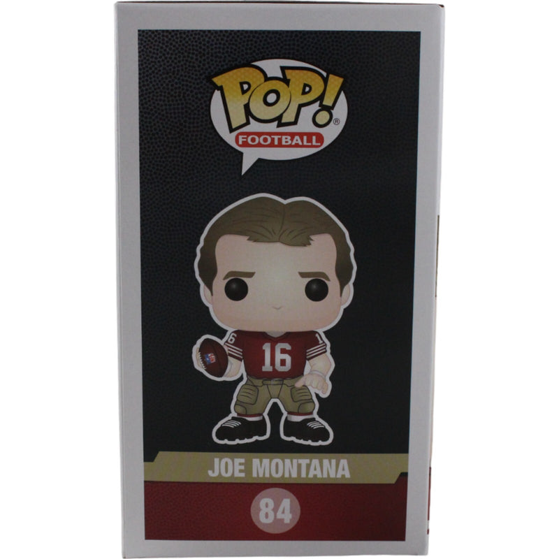 Joe Montana Signed San Francisco 49ers Funko Pop! #84 with Hard Protector