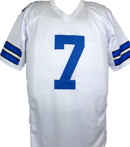 Trevon Diggs Autographed Dallas Cowboys Style White Custom Jersey