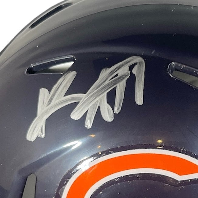 Keenan Allen Chicago Bears Signed Speed Mini Helmet Beckett Witnessed