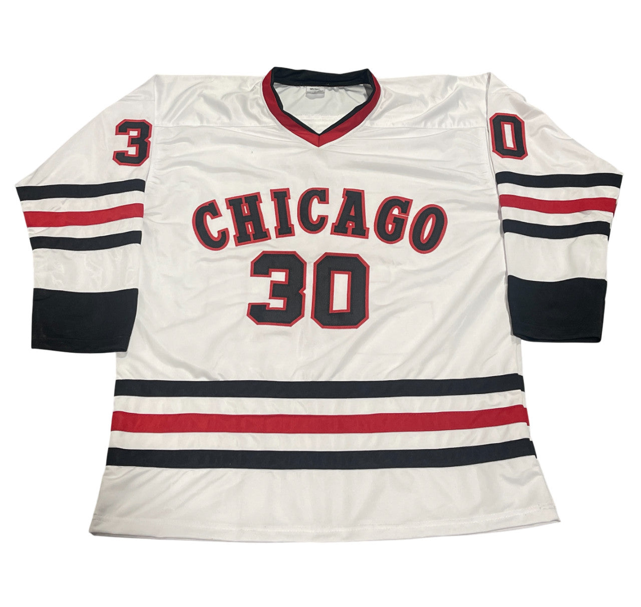 Ed Belfour Signed Chicago Blackhawks Custom Jersey HOF 2011 Beckett