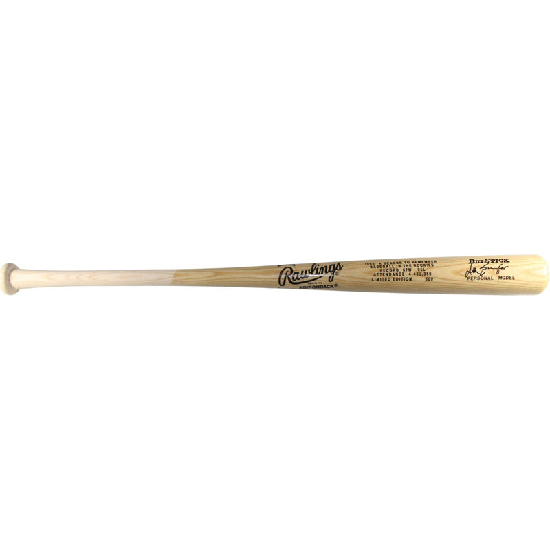 Don Baylor Autographed Colorado Rockies 1993 Season to Remember Rawlings Bat