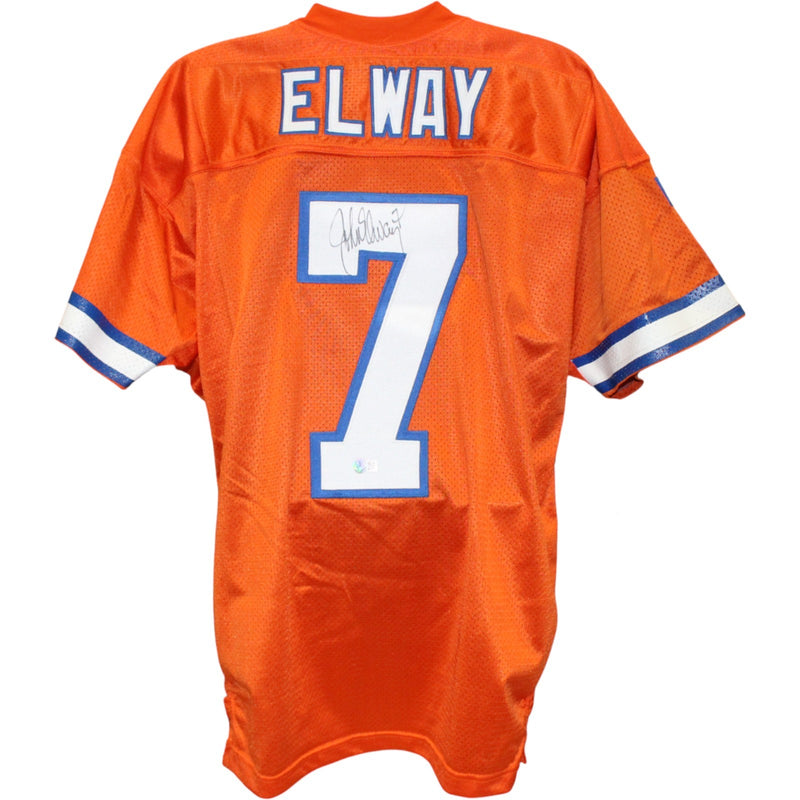 John Elway Autographed Denver Broncos Wilson Size 50 Jersey