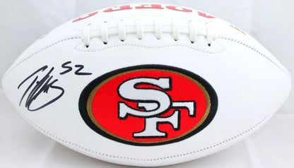 Patrick Willis Autographed San Francisco 49ers Logo Football
