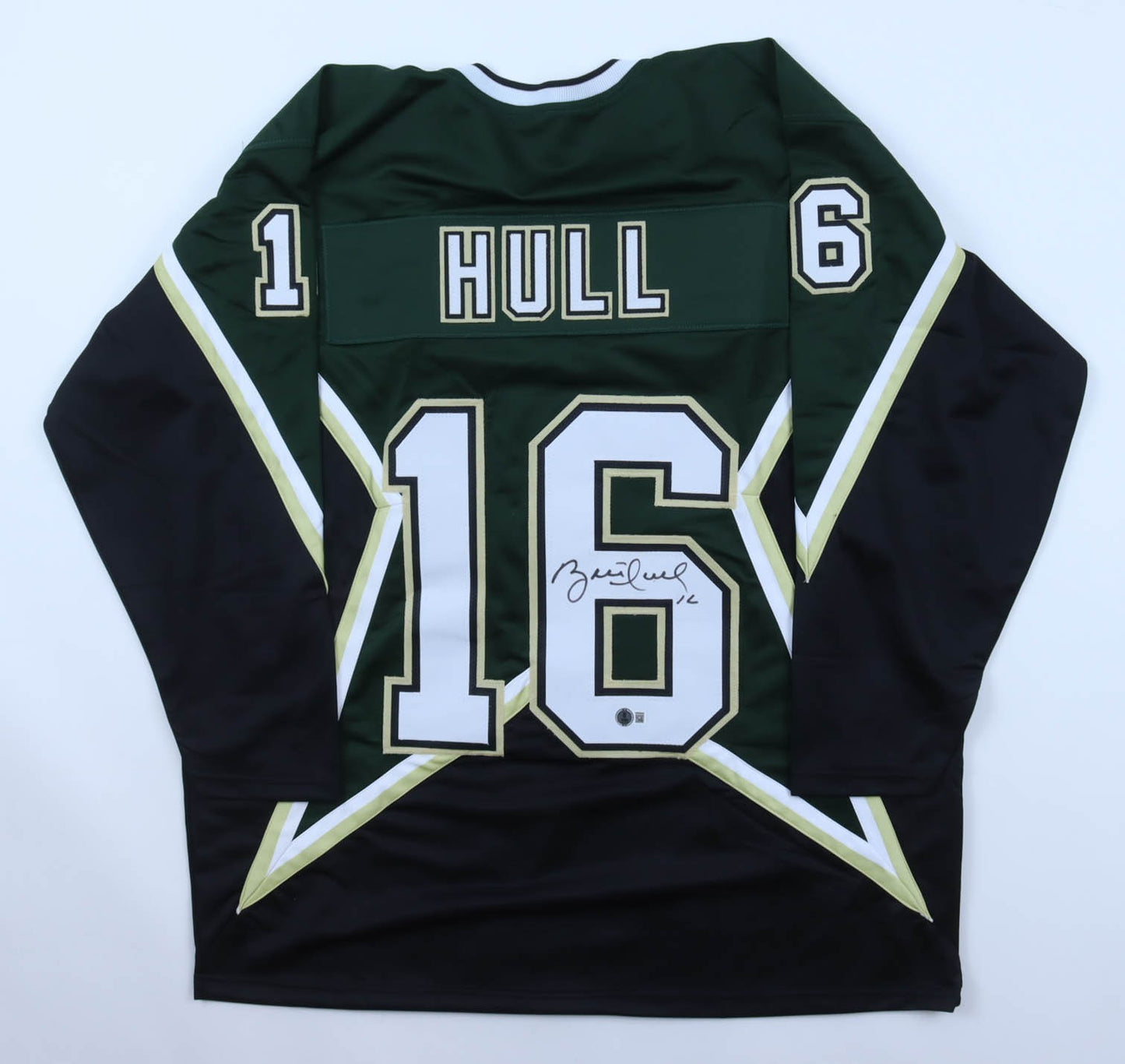 Brett Hull Signed Dallas Stars Custom Stitched Jersey Beckett COA