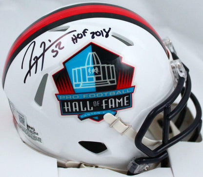 Ray Lewis Signed Baltimore Ravens Hall of Fame Speed Mini Helmet