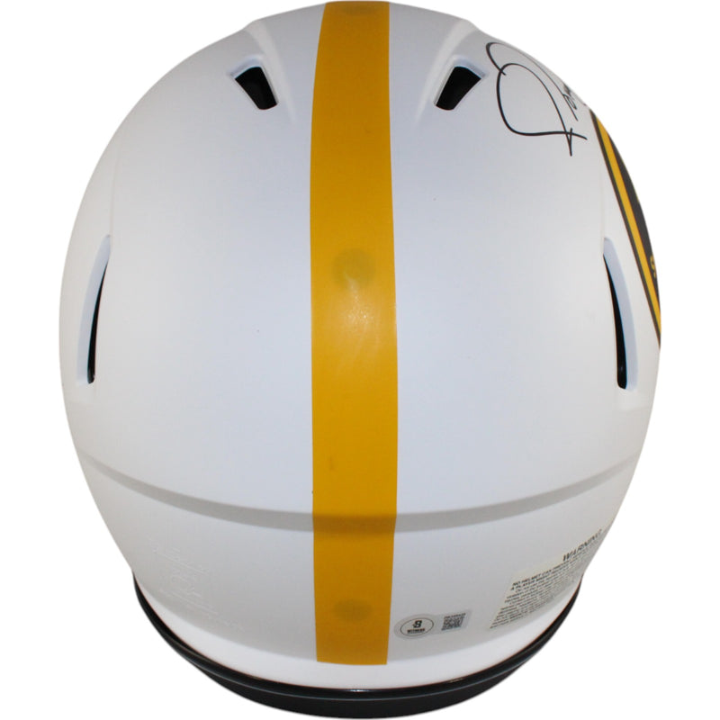 Jerome Bettis Signed Pittsburgh Steelers Full Size Lunar Speed Helmet