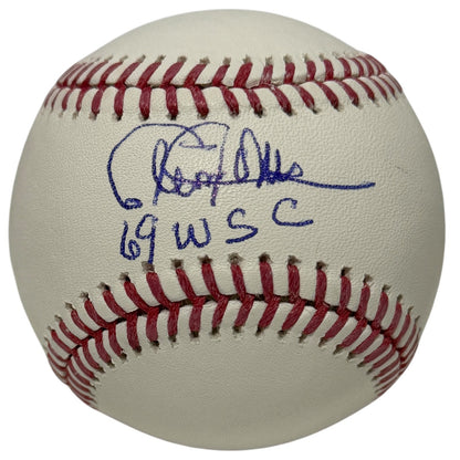 Cleon Jones Signed NY Mets Official MLB Baseball (69 WSC) JSA Witness