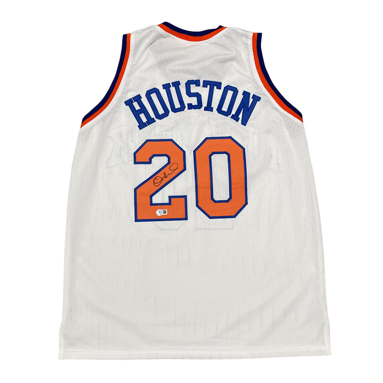 Allan Houston New York Knicks Autographed Custom Basketball Jersey