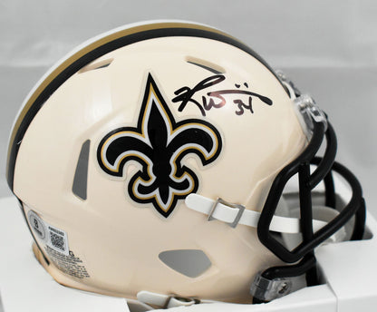 Ricky Williams Autographed New Orleans Saints Retro Mini Helmet