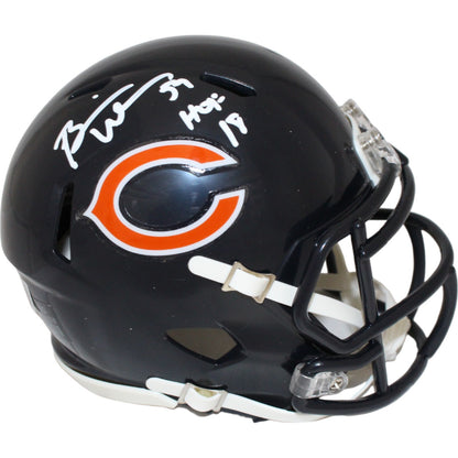 Brian Urlacher Signed Chicago Bears HOF Mini Helmet Beckett