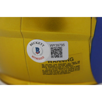 Kurt Warner Signed St. Louis Rams Flash Alternate Mini Helmet (Beckett)