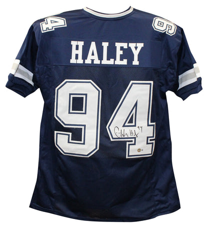 Charles Haley Autographed Dallas Cowboys Pro Style Jersey (BAS)