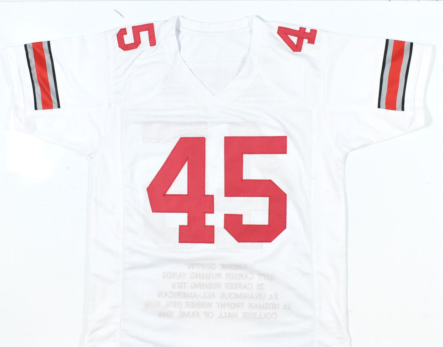 Archie Griffin Autographed Ohio State Buckeyes Custom White Stat Jersey