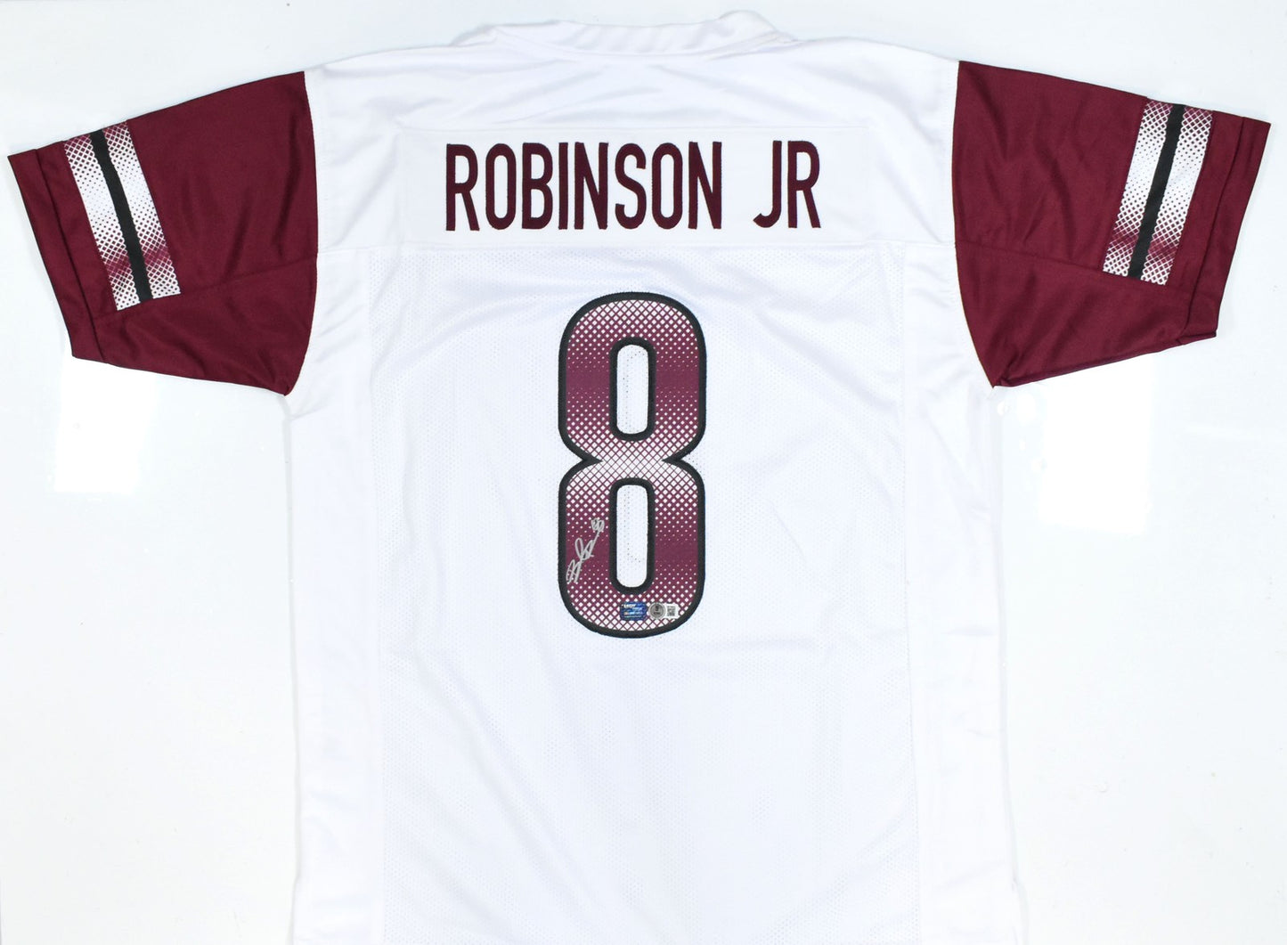 Brian Robinson Jr. Signed Washington Commanders White Custom Jersey