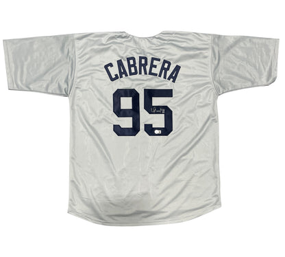 Oswaldo Cabrera Signed New York Yankees Custom Jersey (BAS COA)