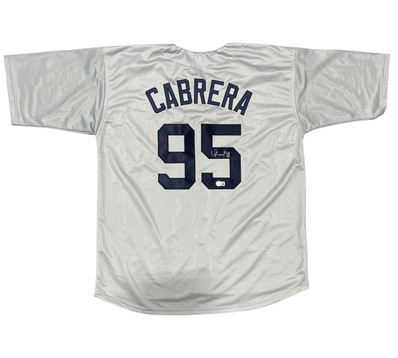 Oswaldo Cabrera Signed New York Yankees Custom Jersey (BAS COA)