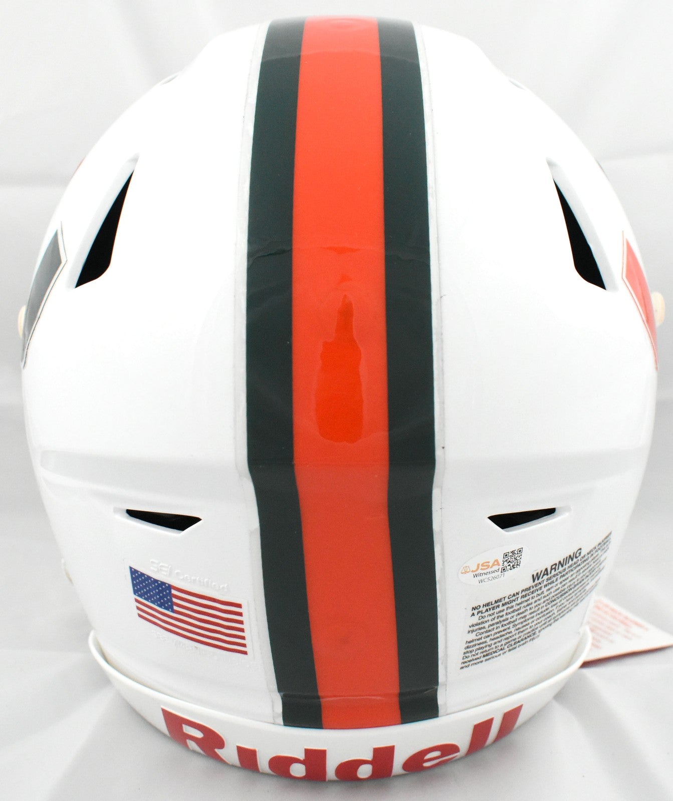 Malachi Toney Autographed Miami Hurricanes Full Size Speedflex Helmet