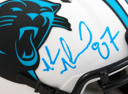 Muhsin Muhammad Signed Carolina Panthers Lunar Speed Mini Helmet