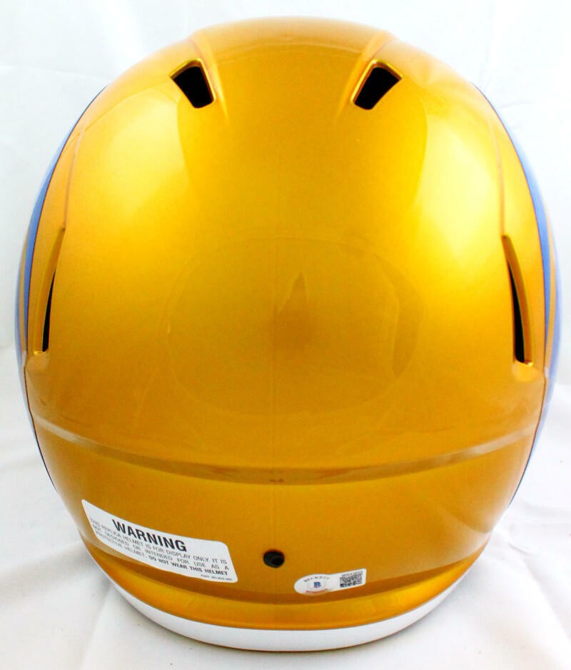 Eric Dickerson Signed Los Angeles Rams Flash Speed Full Size Helmet
