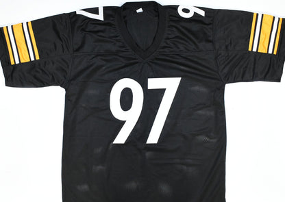 Cameron Heyward Signed Pittsburgh Steelers Black Custom Jersey
