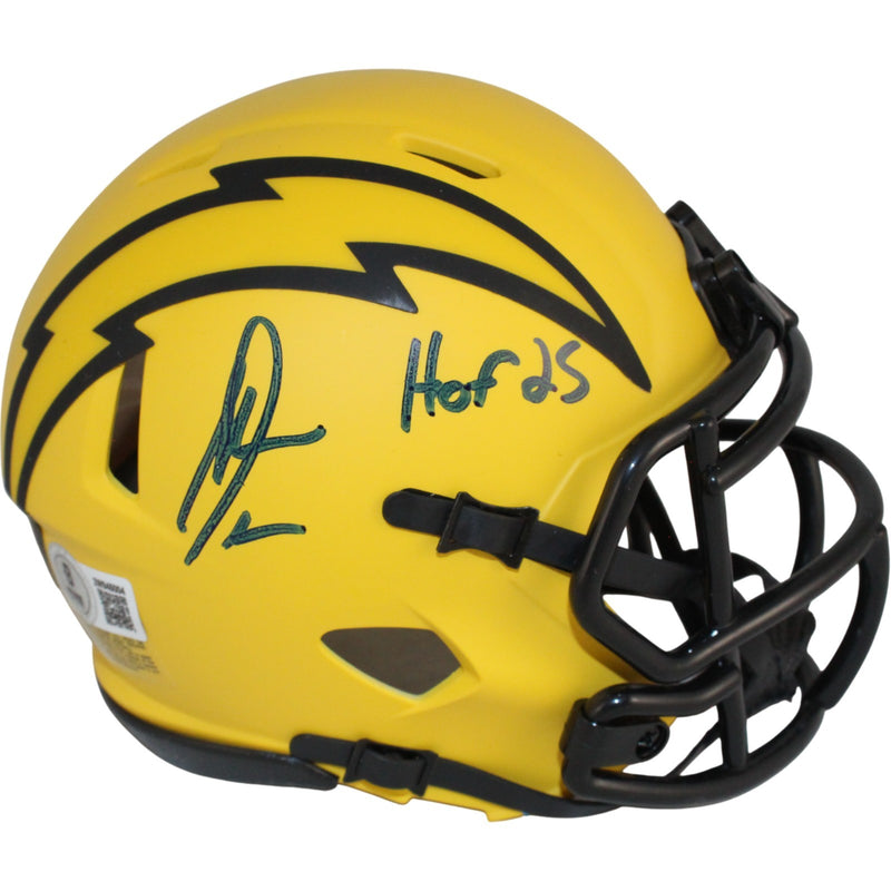 Antonio Gates Autographed San Diego Chargers Rave Mini Helmet (HOF Inscription)