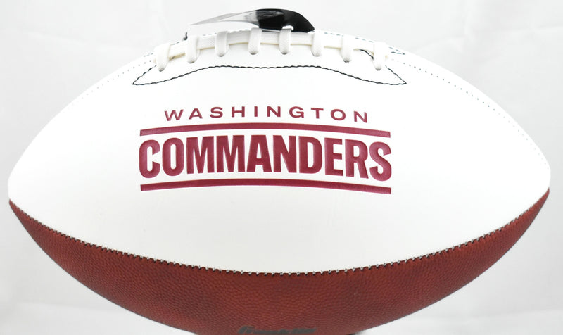 Terry McLaurin Signed Washington Commanders Logo Football