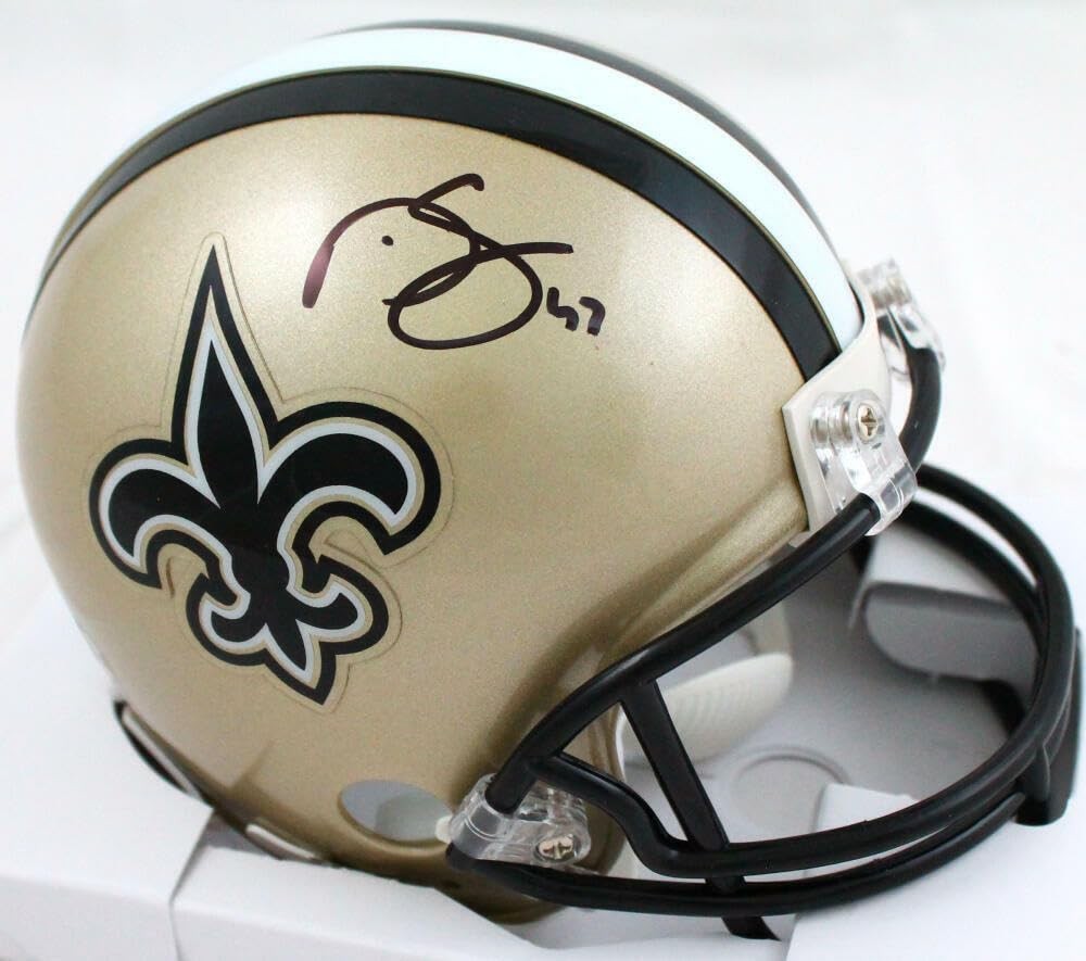 Darren Sproles Signed New Orleans Saints Mini Helmet