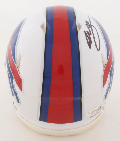 Willis McGahee Autographed Buffalo Bills Mini Helmet