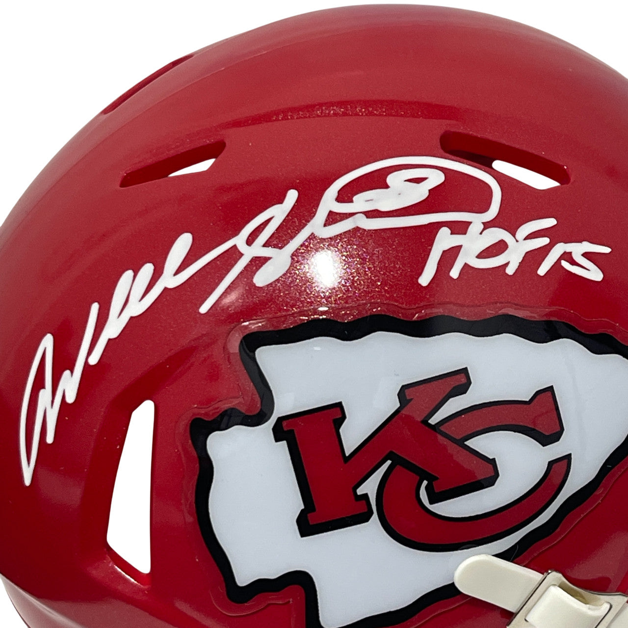 Will Shields Kansas City Chiefs Signed Speed Mini Helmet (HOF 15)