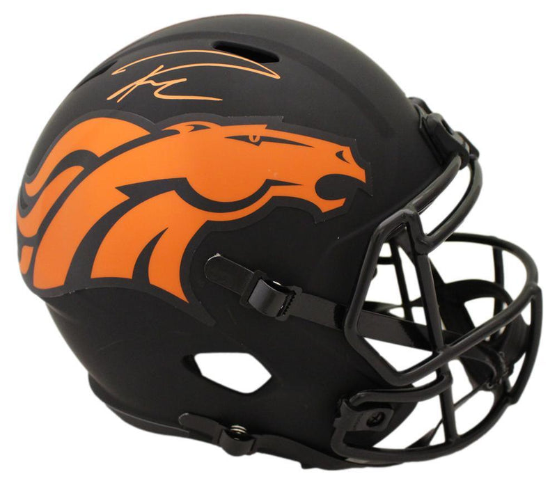 Russell Wilson Signed Denver Broncos Full Size Eclipse Speed Helmet