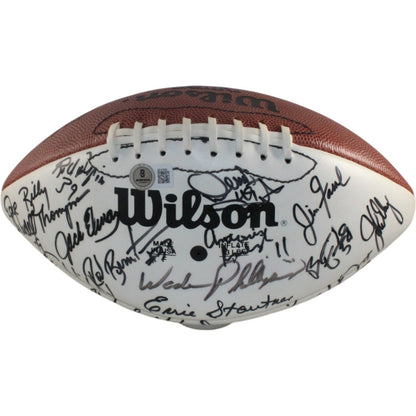 John Elway & 1993 Denver Broncos Team Signed Football (56 Sigs) - Beckett