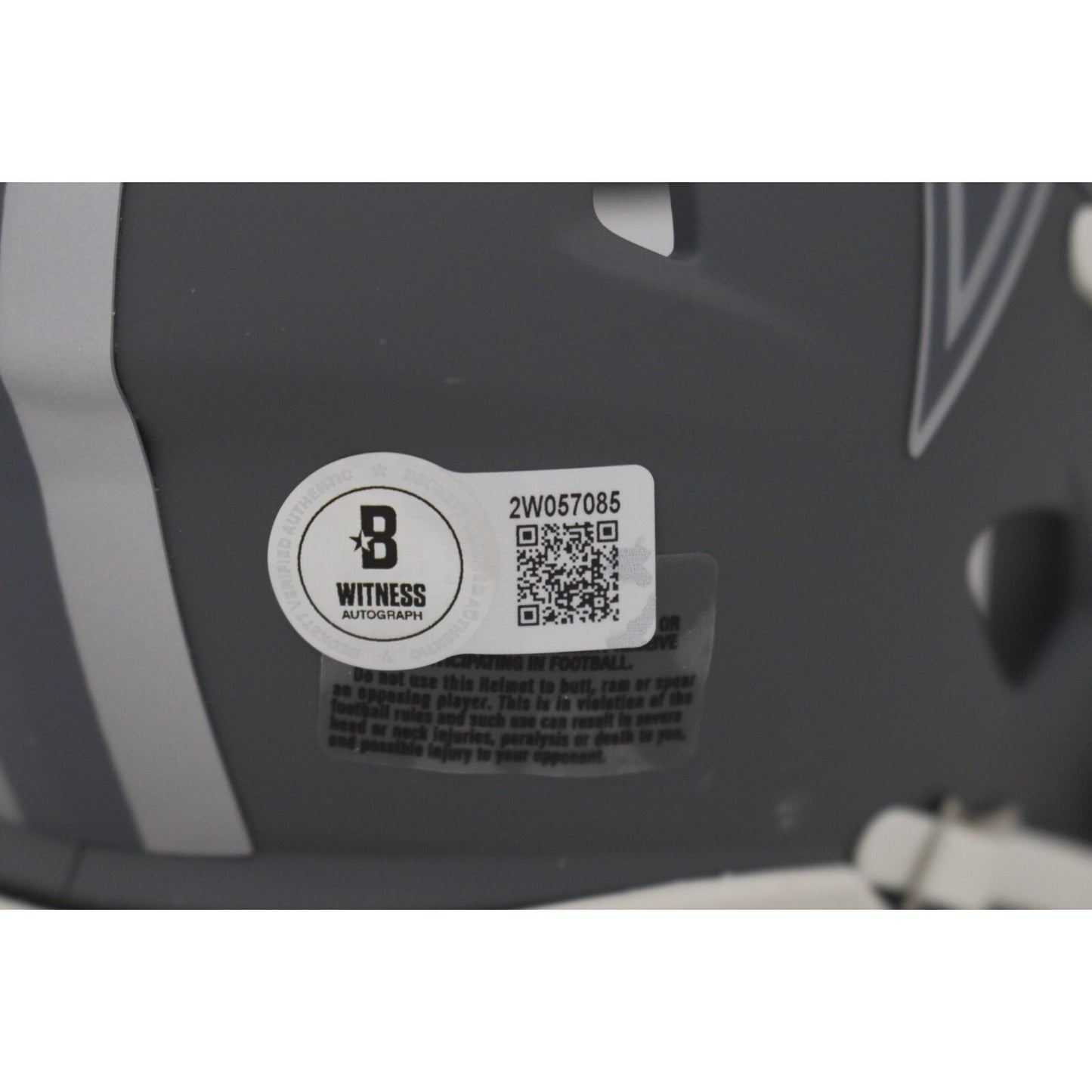 Dak Prescott Dallas Cowboys Autographed Slate Mini Helmet